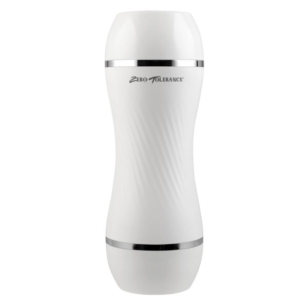 Zero Tolerance Double Dip Dual-Ended Realistic Stroker with Movie Download White - Image 3