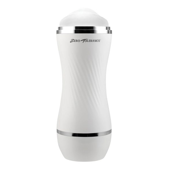 Zero Tolerance Double Dip Dual-Ended Realistic Stroker with Movie Download White - Image 4