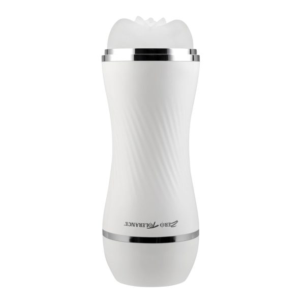 Zero Tolerance Double Dip Dual-Ended Realistic Stroker with Movie Download White - Image 7