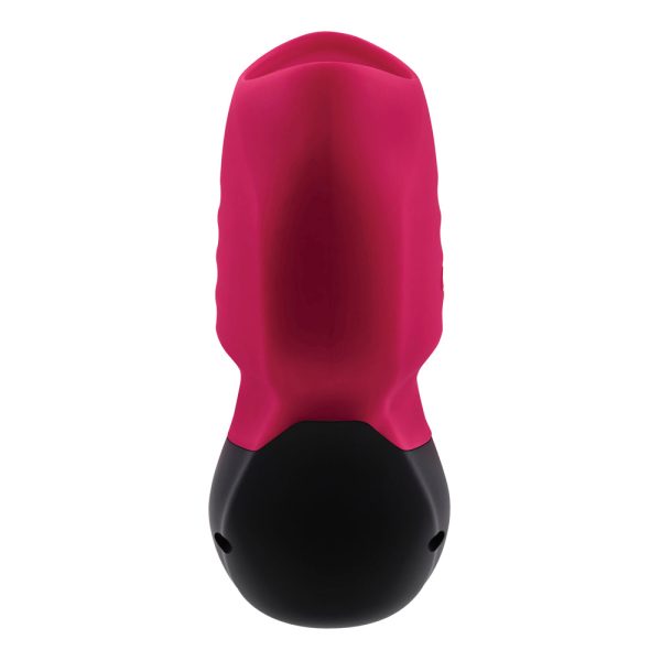 Gender X Body Kisses Rechargeable Vibrating Silicone Suction Massager Red - Image 6