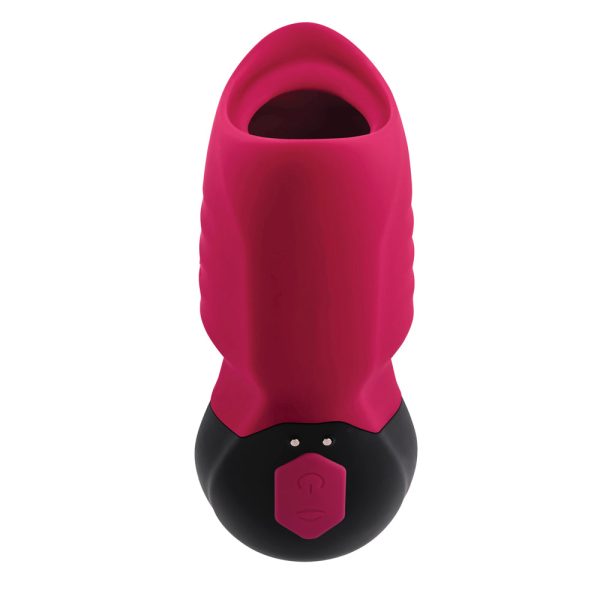 Gender X Body Kisses Rechargeable Vibrating Silicone Suction Massager Red - Image 8