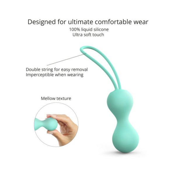 Love to Love Joia Silicone Kegel Balls Enjoy Mint - Image 2