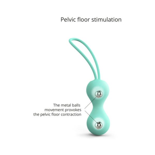 Love to Love Joia Silicone Kegel Balls Enjoy Mint - Image 3