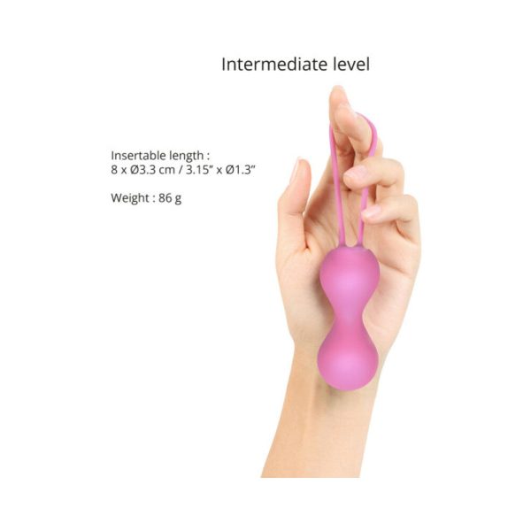 Love to Love Joia Silicone Kegel Balls Pink Passion - Image 2