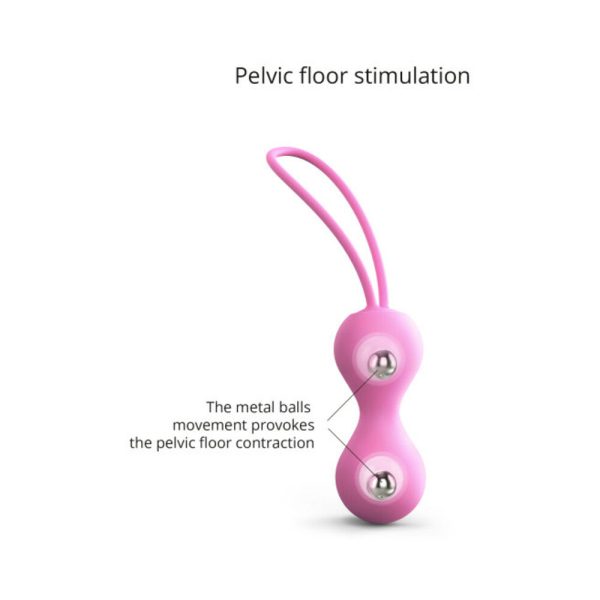 Love to Love Joia Silicone Kegel Balls Pink Passion - Image 3