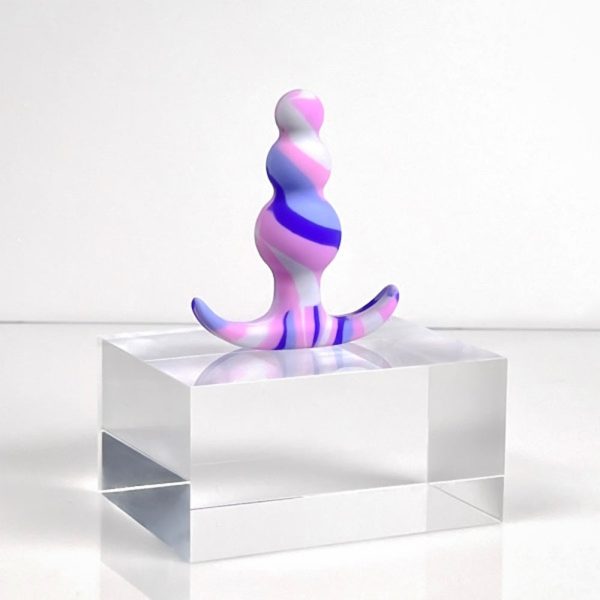 Blush Avant Twilight Silicone Anal Plug Blue - Image 7