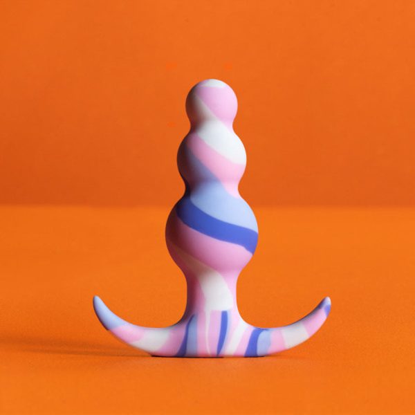 Blush Avant Twilight Silicone Anal Plug Blue - Image 9