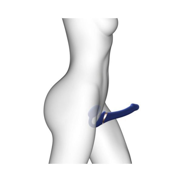 Strap-On-Me Multi Orgasm Bendable Strapless Strap-On Night Blue Large - Image 3