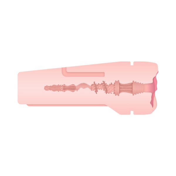 Zero Tolerance Grip It Realistic Vagina Stroker with Movie Download Beige - Image 10