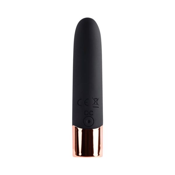 Gender X The Gold Standard Rechargeable Silicone Bullet Vibrator Black/Gold - Image 5