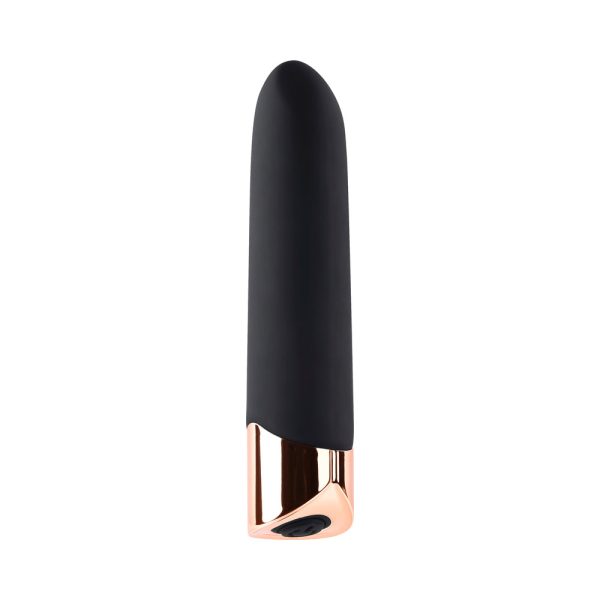 Gender X The Gold Standard Rechargeable Silicone Bullet Vibrator Black/Gold - Image 6