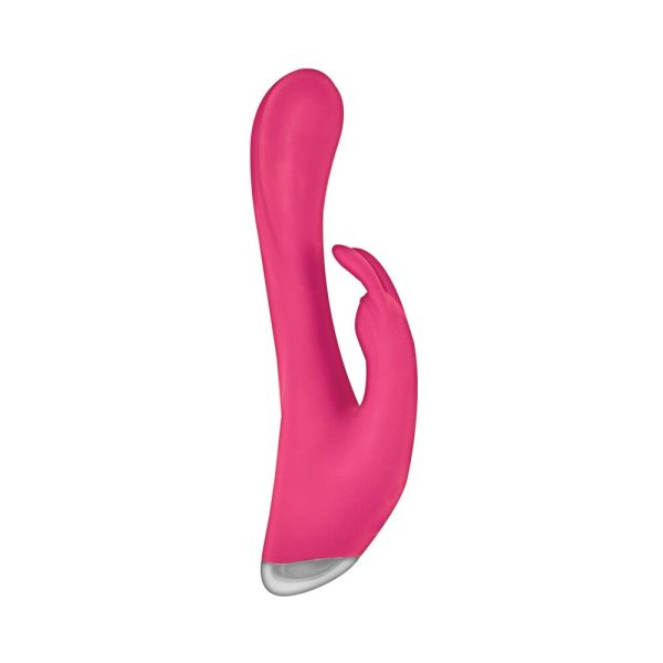 Princess Bunny Tickler Dual Stimulator Silicone Pink - Image 2