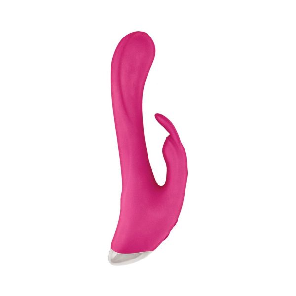 Princess Bunny Tickler Dual Stimulator Silicone Pink - Image 3