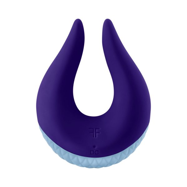 FemmeFunn Volea Rechargeable Silicone Fluttering Tip Vibrator Dark Purple - Image 3