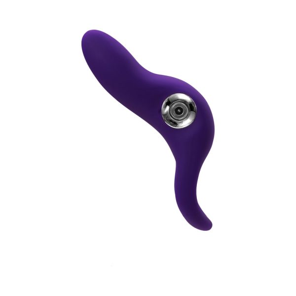 VeDO Sexy Bunny Rechargeable Vibrating C-Ring Deep Purple - Image 4