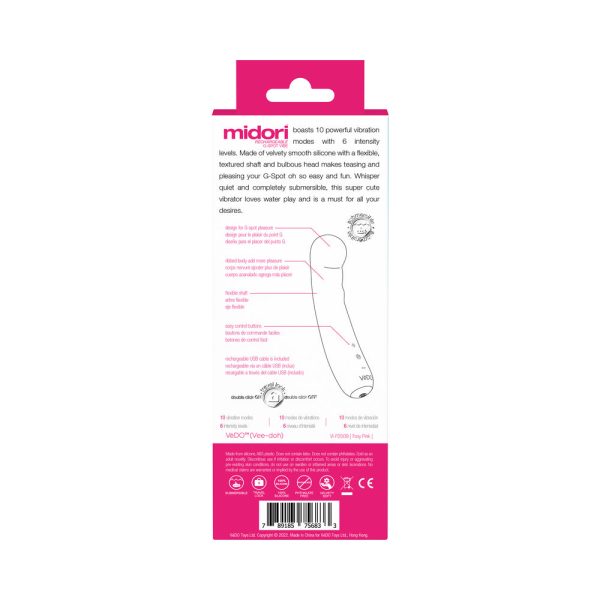 VeDO Midori Rechargeable G-Spot Vibe Pink - Image 8