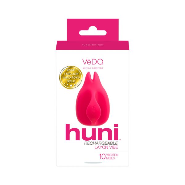 VeDO Huni Rechargeable Finger Vibe Tease Me Foxy Pink - Image 5