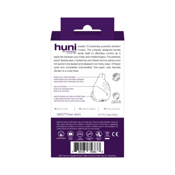 VeDO Huni Rechargeable Finger Vibe Deep Purple - Image 8
