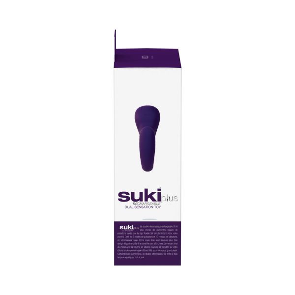 VeDO Suki Plus Rechargeable Dual Sonic Vibe Deep Purple - Image 7
