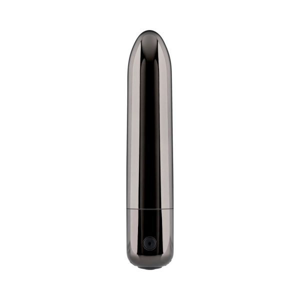 Evolved Real Simple Rechargeable Bullet Vibrator Black Chrome - Image 4
