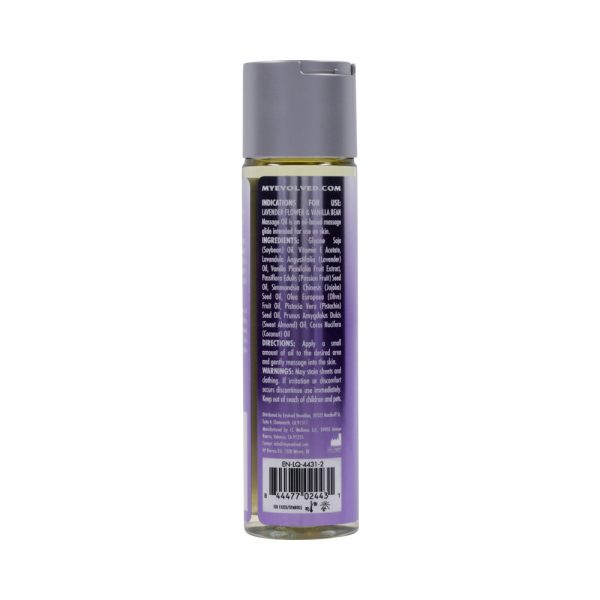 Evolved Anoint Perfumery Lavender Flower & Vanilla Bean Massage Oil 4 oz. - Image 2