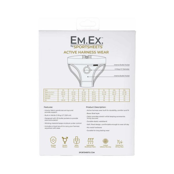 Sportsheets Em.Ex. Fit Harness Patent Corset S - Image 7