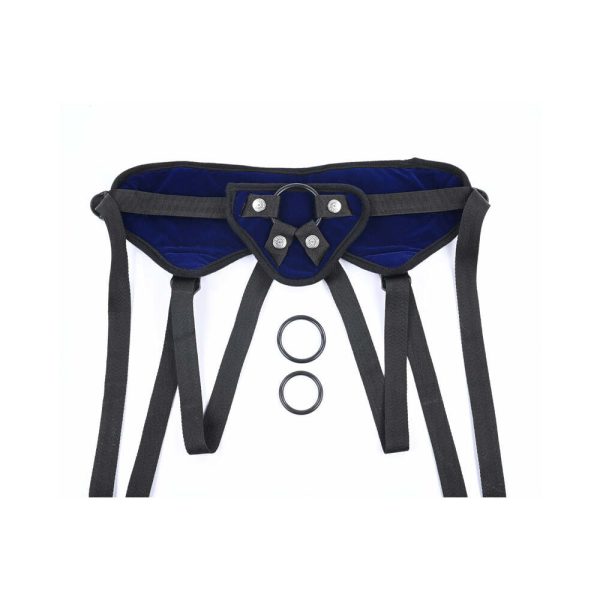 Sportsheets Lush Adjustable Cobalt Strap-On Harness - Image 2