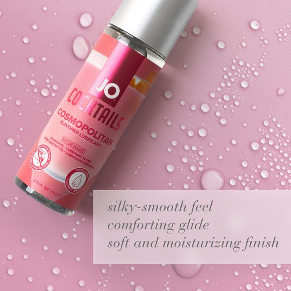 JO Cocktails Cosmopolitan Flavored Water-Based Lubricant 2 oz. - Image 5