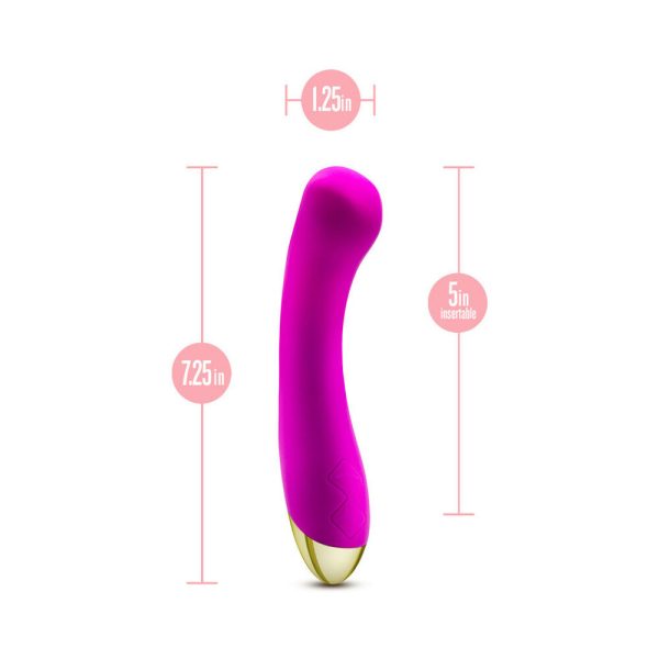 Aria Bangin'' AF Rechargeable Silicone G-Spot Vibrator Purple - Image 5