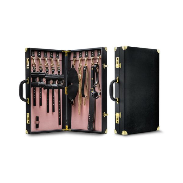 Temptasia Safe Word 10-Piece Bondage Kit with Suitcase Black - Image 2