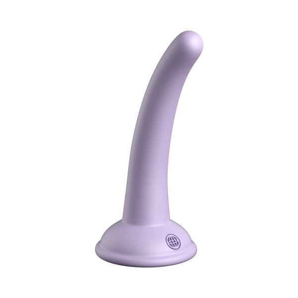 Dillio Platinum Collection Curious Five 5 in. Silicone Dildo Purple - Image 2