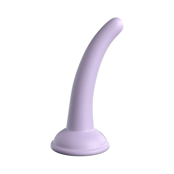 Dillio Platinum Collection Curious Five 5 in. Silicone Dildo Purple - Image 3
