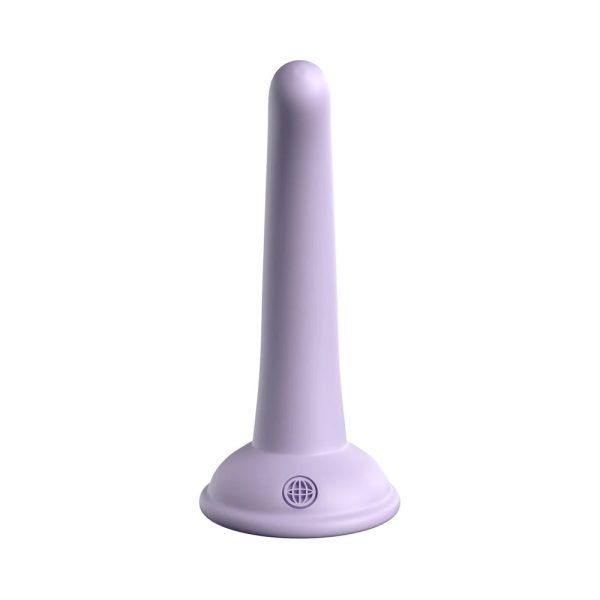 Dillio Platinum Collection Curious Five 5 in. Silicone Dildo Purple - Image 4