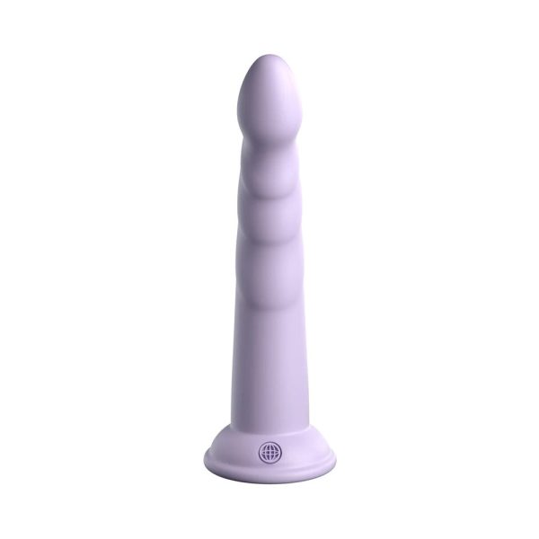 Dillio Platinum Collection Slim Seven 7 in. Silicone Dildo Purple - Image 4