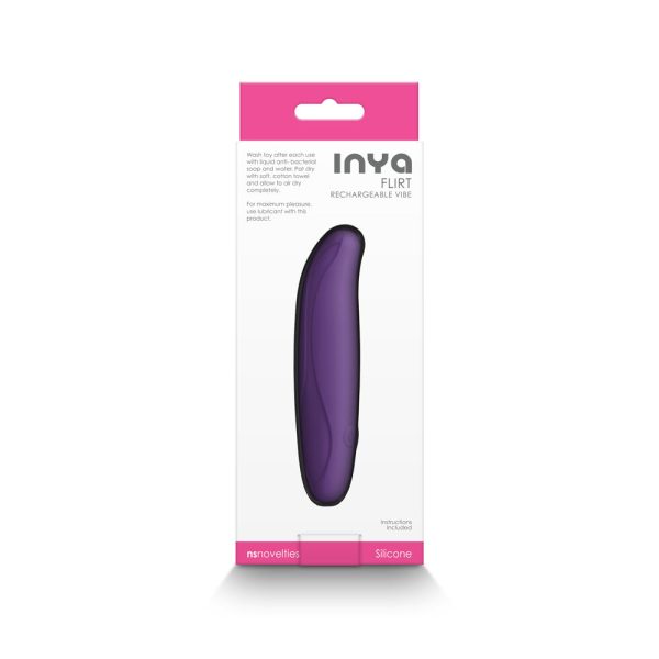 INYA Flirt Rechargeable Vibe Dark Purple - Image 4