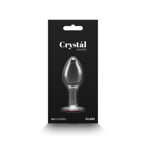 Crystal Desires Red Heart Gem Glass Plug Medium - Image 4