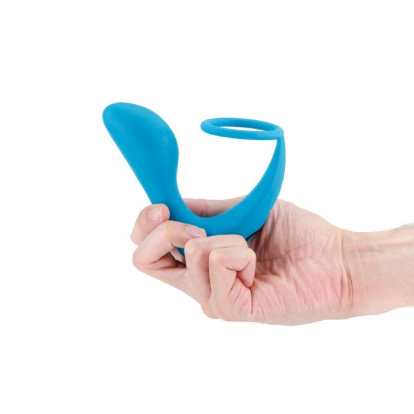 Renegade Slingshot II Cock Ring & Prostate Stimulator Teal - Image 3