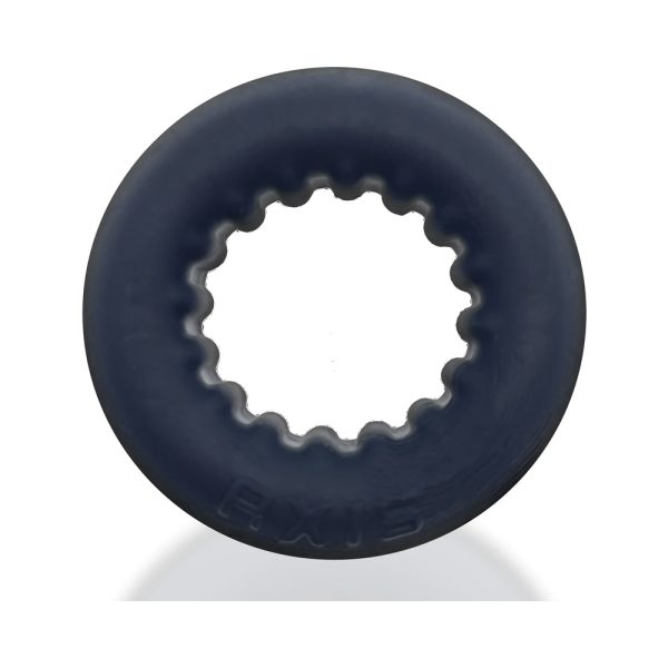 Oxballs Axis Rib Griphold Cockring Black Ice - Image 2