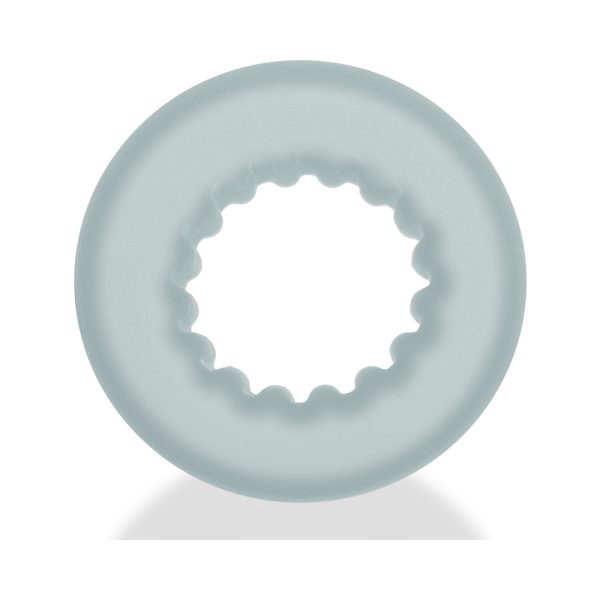 Oxballs Axis Rib Griphold Cockring Clear Ice - Image 2