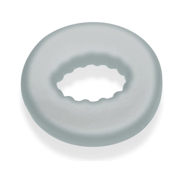 Oxballs Axis Rib Griphold Cockring Clear Ice - Image 3