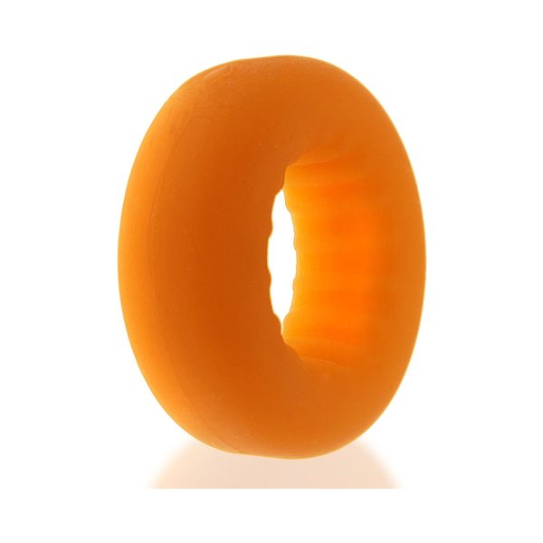 Oxballs Axis Rib Griphold Cockring Orange Ice - Image 4