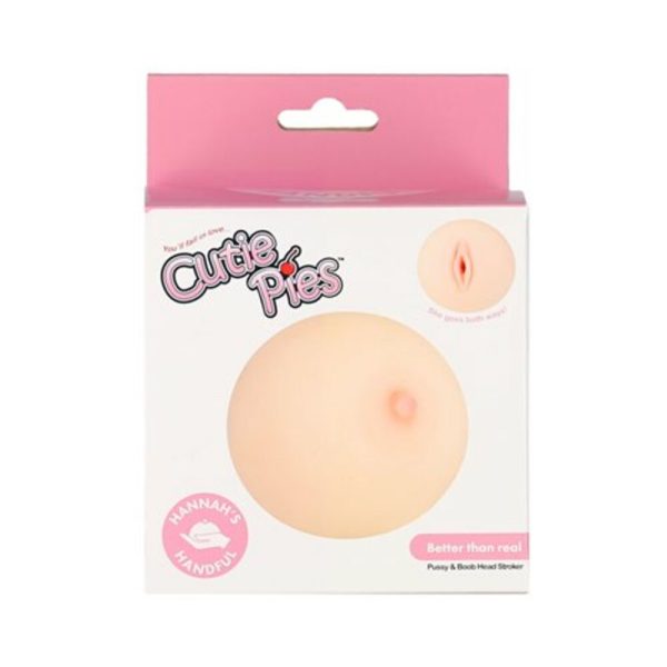 CutiePies Hannah''s Handful Boobie Stroker Beige - Image 3