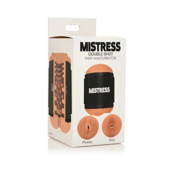 Curve Toys Mistress Double Shot Mini Masturbator Pussy & Ass Medium - Image 7