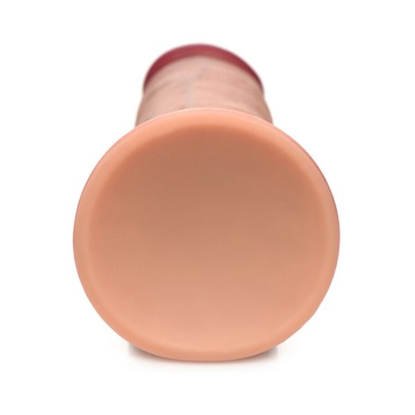 Curve Toys Jock Dual Density 7 in. Silicone Dildo with Suction Cup Light - Image 8