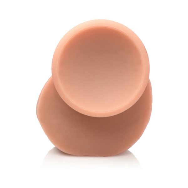 Curve Toys Jock Dual Density 7 in. Silicone Dildo with Balls & Suction Cup Light - Image 8