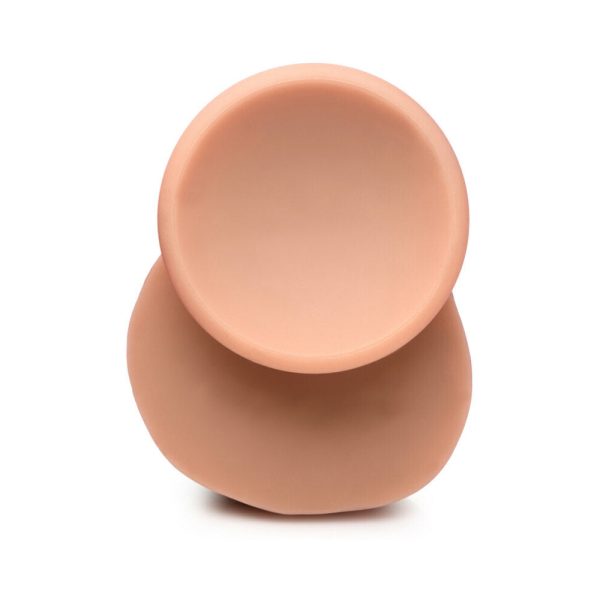 Curve Toys Jock Dual Density 9 in. Silicone Dildo with Balls & Suction Cup Light - Image 8