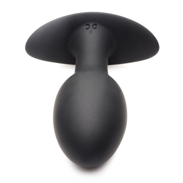 Curve Toys Rooster Rumbler Vibrating Silicone Anal Plug Large Black - Image 4