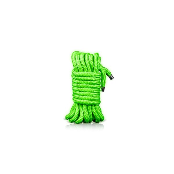 Ouch! Glow in the Dark Rope 5 m / 16 ft. Neon Green - Image 2