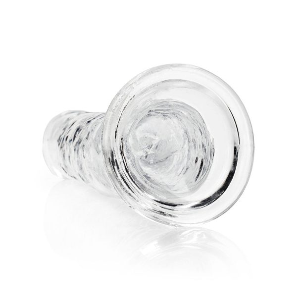 RealRock Crystal Clear Straight 11 in. Dildo Without Balls Clear - Image 5