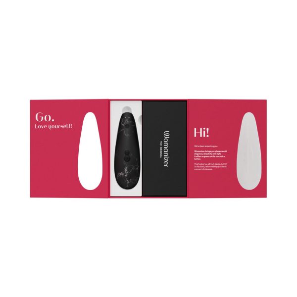 Womanizer x Marilyn Monroe Classic 2 Special Edition Pleasure Air Clitoral Stimulator Black Marble - Image 3